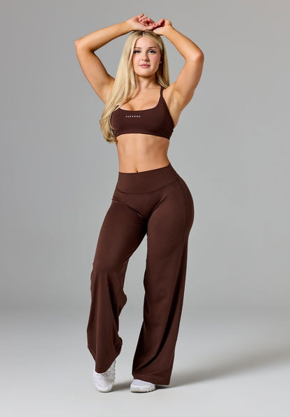 Reluna™ Original Sculptseam® Mid-Rise Straight Leg Pant Short Walnut
