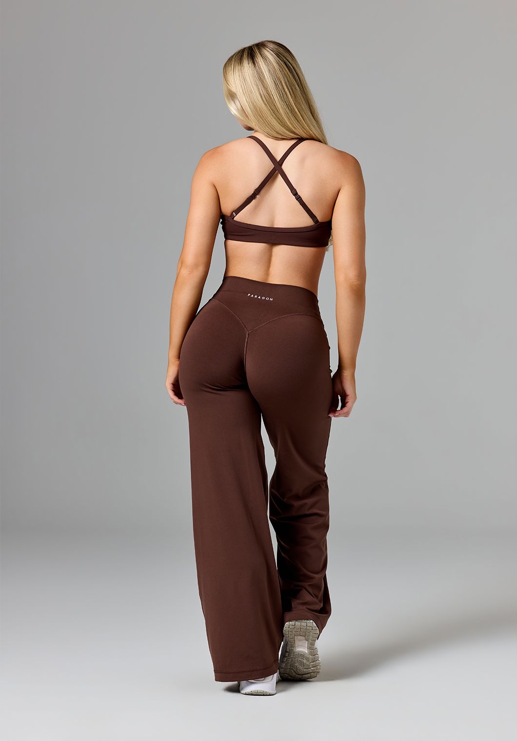 Reluna™ Original Sculptseam® Mid-Rise Straight Leg Pant Short Walnut