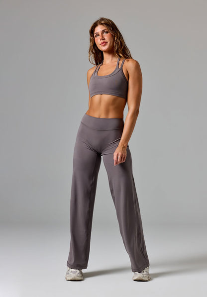 Reluna™ Original Sculptseam® Low-Rise Straight Leg Pant Regular Cement