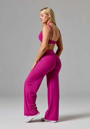 Reluna™ Original Sculptseam® Low-Rise Straight Leg Pant Short Berry
