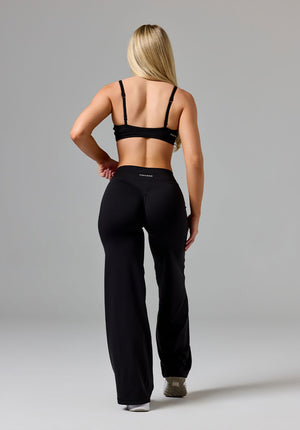 Reluna™ Original Sculptseam® Low-Rise Straight Leg Pant Short Black