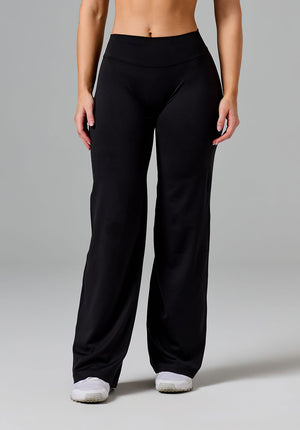 Reluna™ Original Sculptseam® Low-Rise Straight Leg Pant Short Black