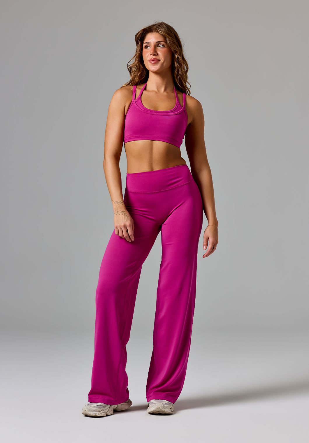 Reluna™ Original Sculptseam® Mid-Rise Straight Leg Pant Regular Berry