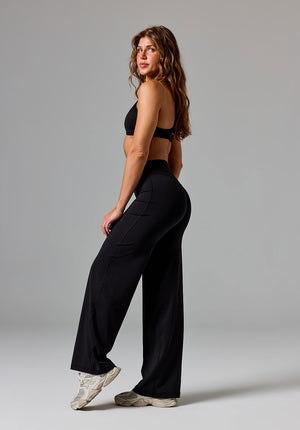 Reluna™ Original Sculptseam® Mid-Rise Straight Leg Pant Regular Black