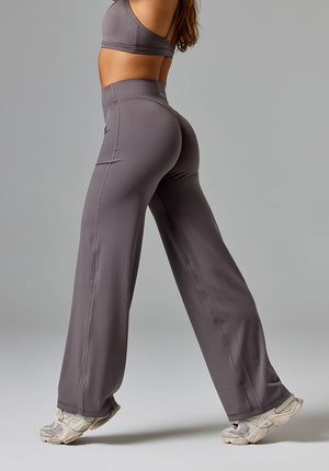 Reluna™ Original Sculptseam® Mid-Rise Straight Leg Pant Regular Cement