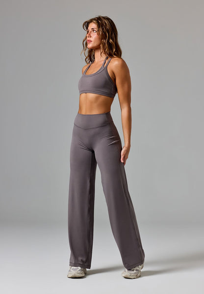 Reluna™ Original Sculptseam® Mid-Rise Straight Leg Pant Regular Cement