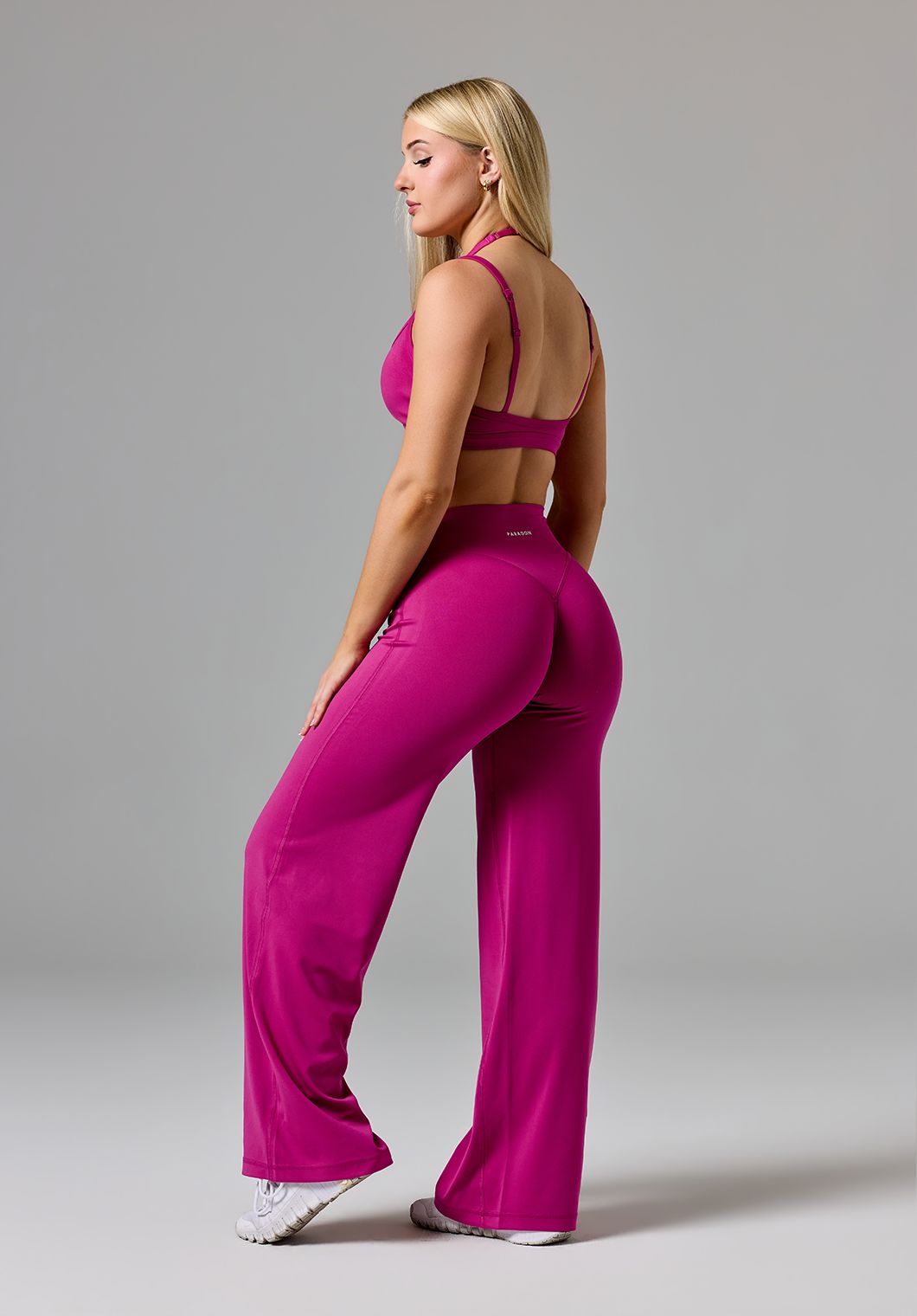 Reluna™ Original Sculptseam® Mid-Rise Straight Leg Pant Short Berry