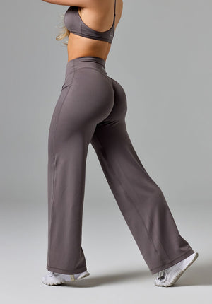 Reluna™ Original Sculptseam® Mid-Rise Straight Leg Pant Short Cement