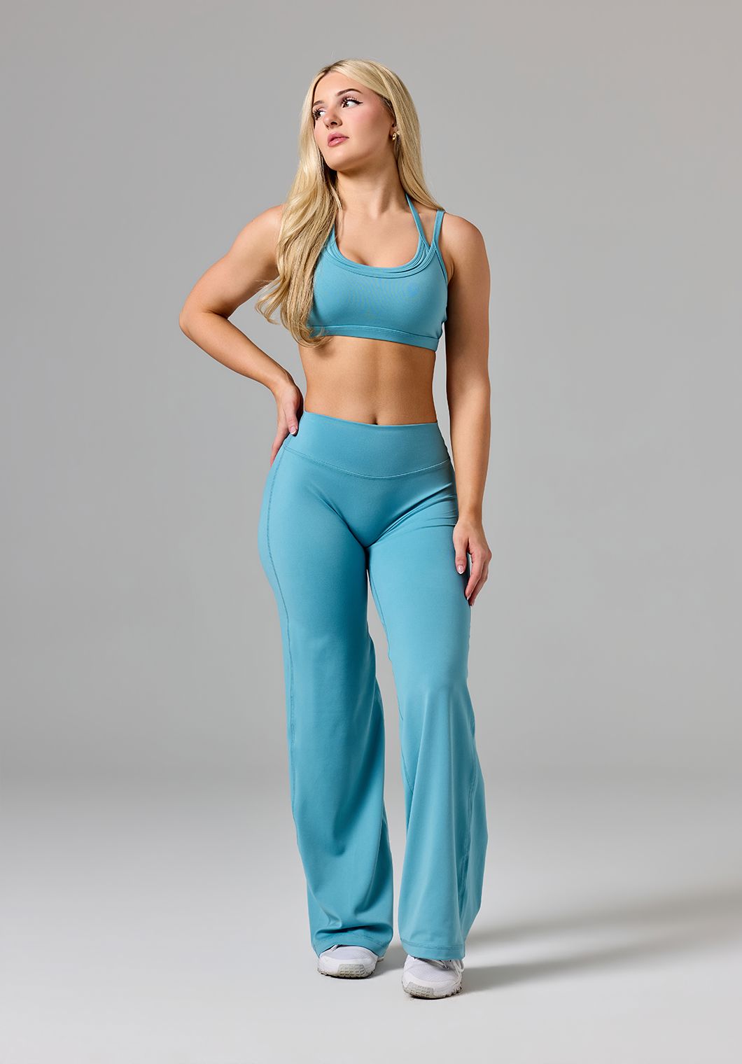 Reluna™ Original Sculptseam® Mid-Rise Straight Leg Pant Short Mineral