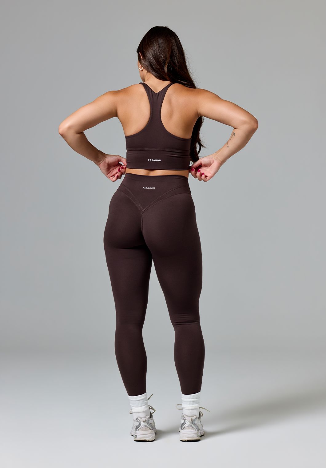 Reluna™ Ruched Sports Bra Espresso