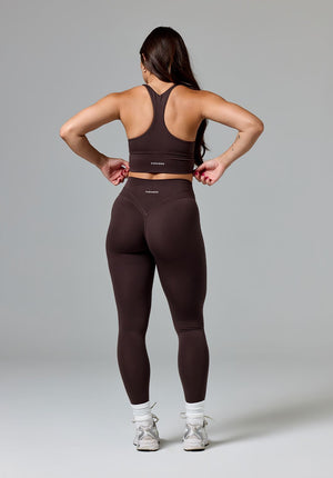 Reluna™ Ruched Sports Bra Espresso