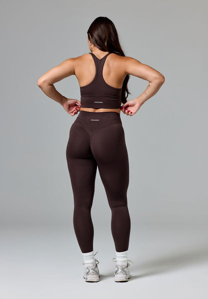 Reluna™ Ruched Sports Bra Espresso