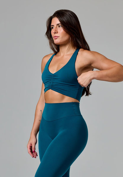 Reluna Ruched Sports Bra Jewel