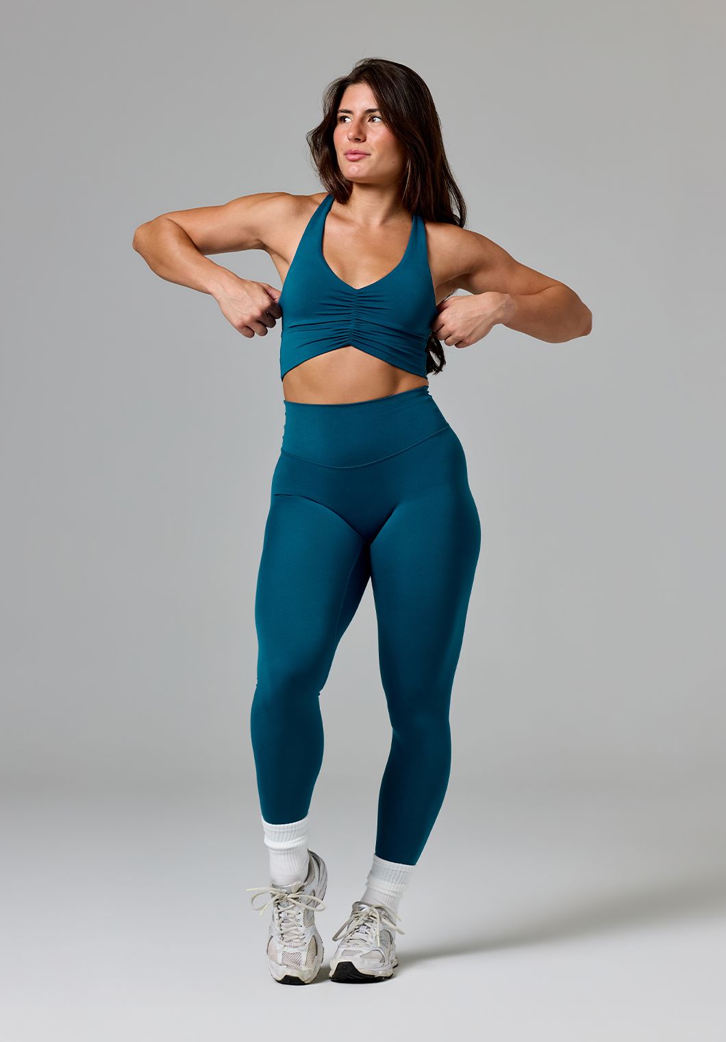 Reluna Ruched Sports Bra Jewel
