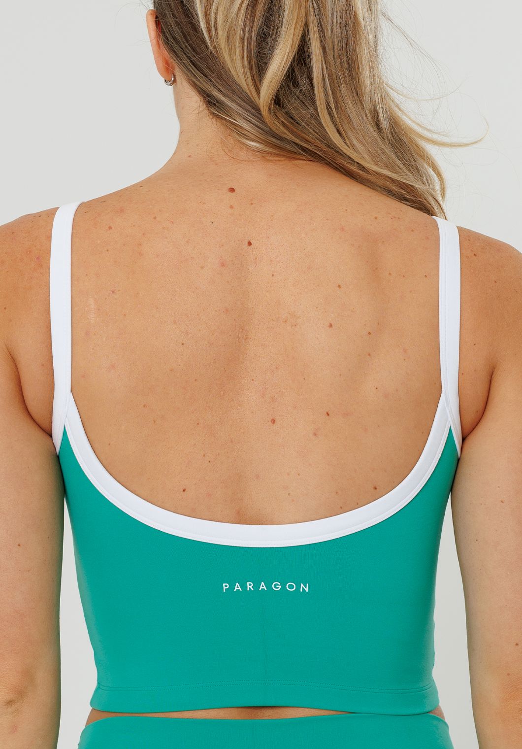 Reluna™  SmoothHold™ Low Back Top Dark Mint