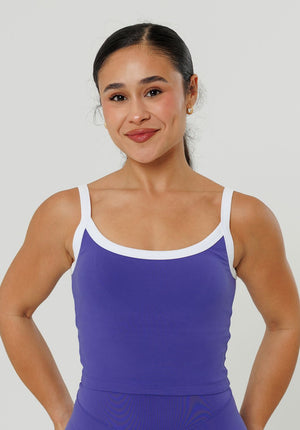 Reluna™  SmoothHold™ Low Back Top Electric Violet