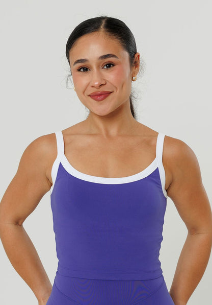 Reluna™  SmoothHold™ Low Back Top Electric Violet