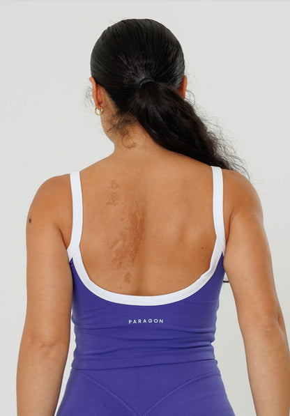 Reluna™  SmoothHold™ Low Back Top Electric Violet
