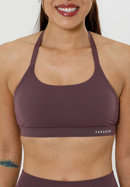 Recstretch™ Rise Sports Bra Cherry Cola
