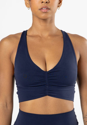 Reluna™ Ruched Sports Bra Ink