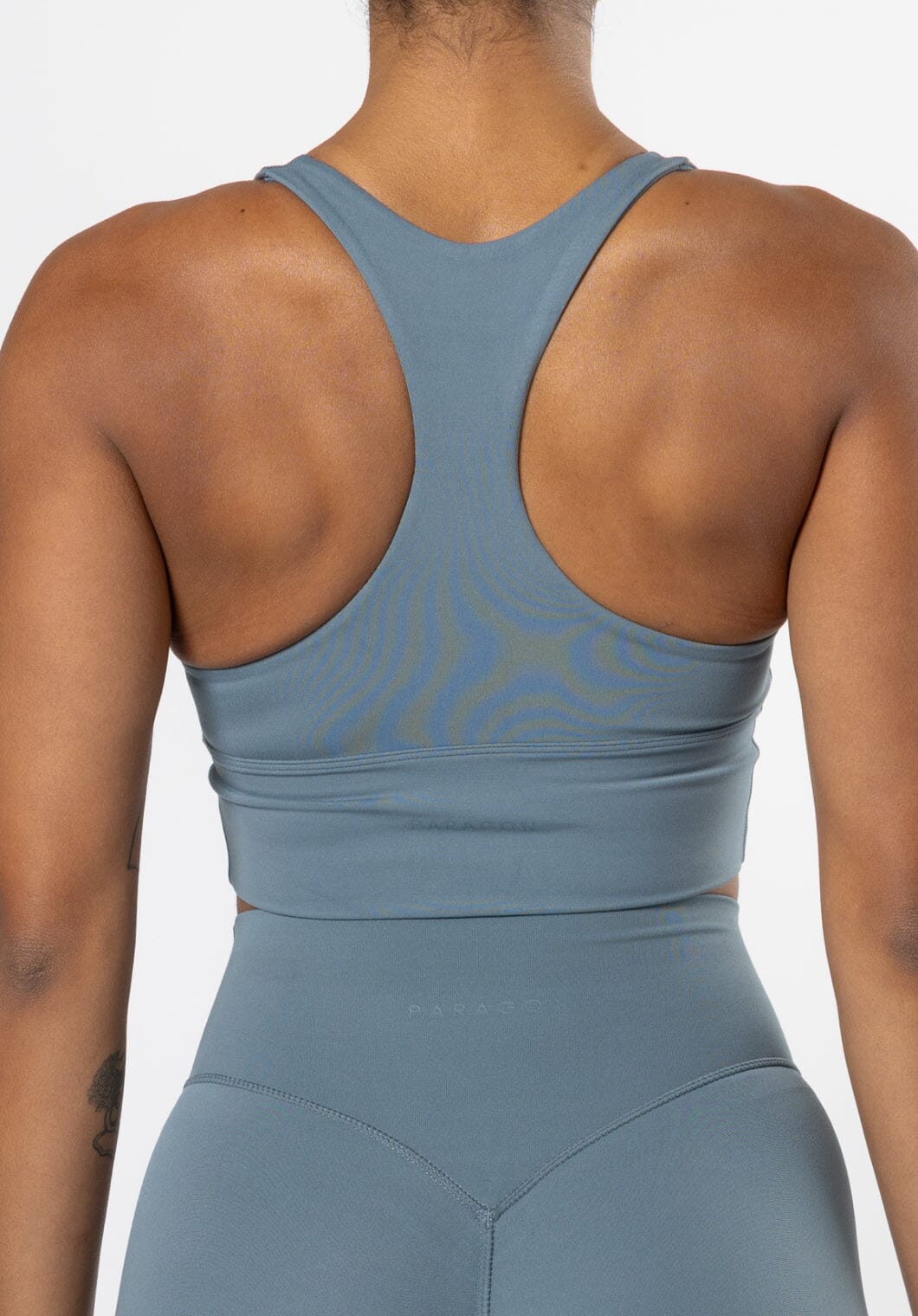 Reluna™ Ruched Sports Bra Slate