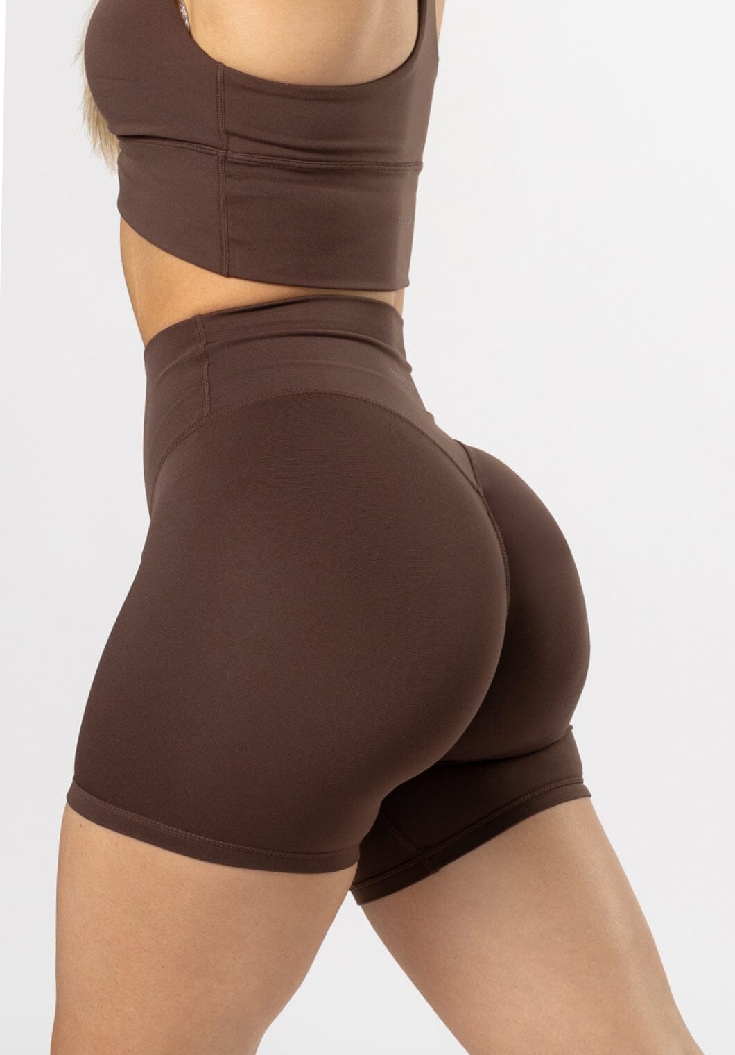Reluna Original High-Rise Sculptseam® Plus Short 5” Walnut