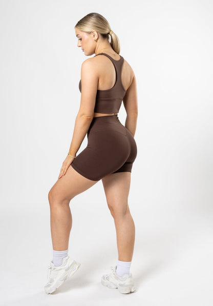 Reluna Original High-Rise Sculptseam® Short 5" Walnut