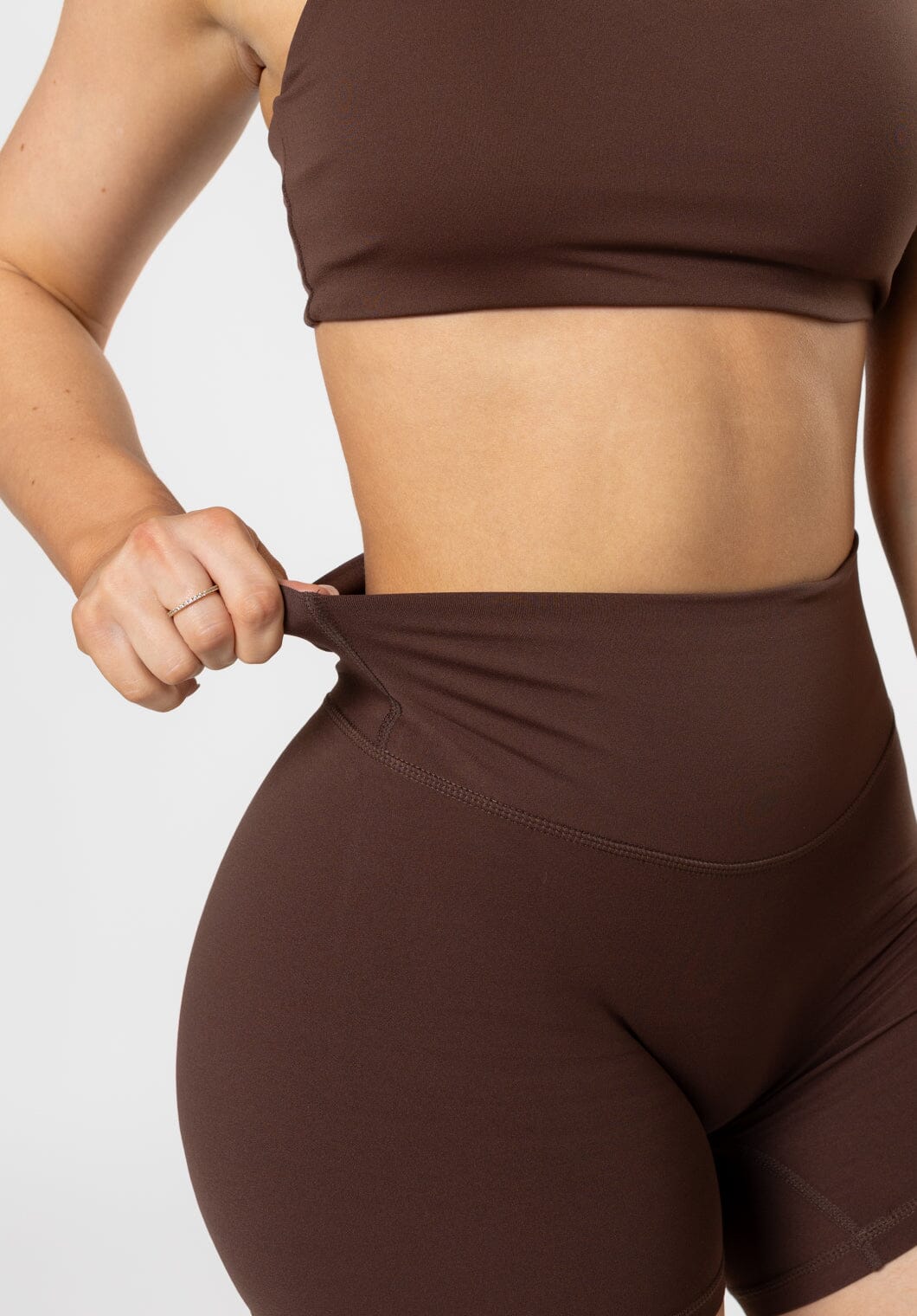 RecStretch™ Original Sculptseam® High-Rise Short 5" Walnut