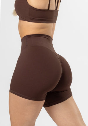 RecStretch™ Original Sculptseam® High-Rise Short 5" Walnut